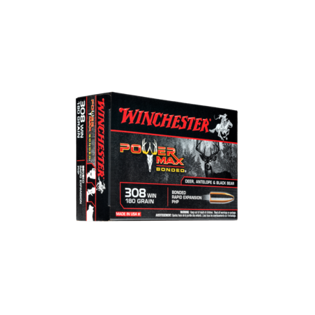 WINCHESTER, 308Win,POWER MAX BONDED 11.66g/180grs (20szt.)