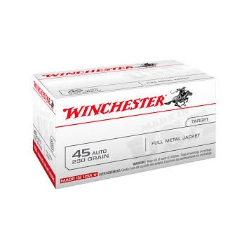 WINCHESTER, 45 Auto, FMJ...