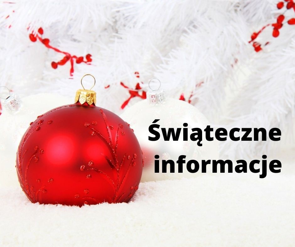 Świąteczne godziny otwarcia sklepu